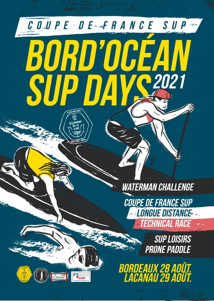 Affiche BORD'OCEAN SUPdays 2021